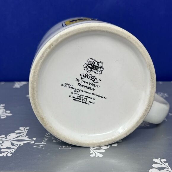 1980’s Ziggy Stoneware Mug Relax  It takes a lot less energy than working hard - Picture 7 of 7